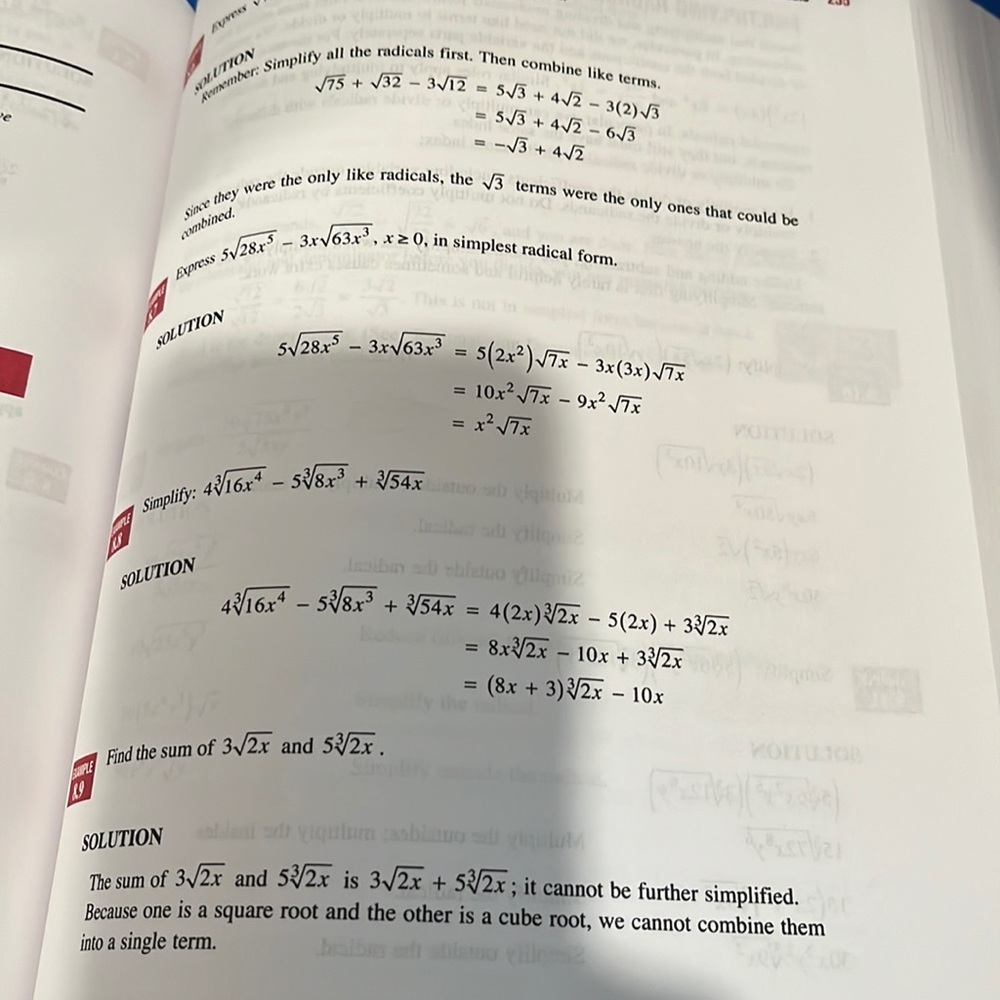 Barons E-Z Algebra 2 Book - Picture 4 of 5